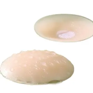 Reusable Nipple Covers, Natural Plant-based Soft Adhesive Silicone Coverings, Waterproof, Nude Color, Ultra-thin, Seamless Cake Cover, Womenswear Accessories, Comfort, Lady Underwear, Basic Clothing Bra headlightcovers