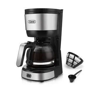 【Springtok】Gevi 5 Cup Compact Coffee Maker- Small Coffee Machine with Filter & Warming Plate | Includes Coffee Pot