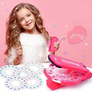 Hair for Girl Hair Jewelry Kit, Accessories for Girls, Glam Collection, Comes with Glam Styling Tool
