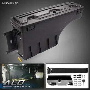 Fit For Chevy Silverado GMC Sierra 2007-2018 Truck Bed Storage Box Toolbox Left