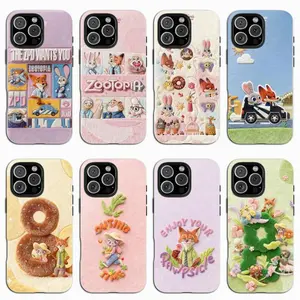 Zootopia 2 - Urban Animals Phone Case Trust & Teamwork Phone Case Animal Friendship Case Cover for iPhone 17 16 15 14 13 12 11 Pro Max
