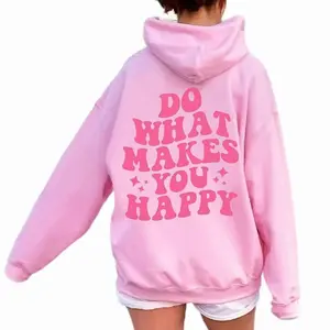 Adult & Youth Pink Palm Puff Hoodie, Tropical Retro Beach Pullover, Summer Casual Outfit Merch Gift for Fan