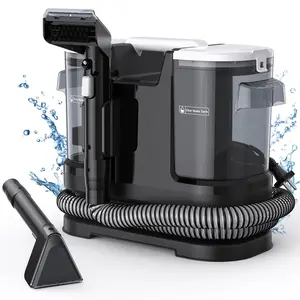 Portable Spot Cleaner Machine: 14KPa Powerful Suction for Carpet & Upholstery, 500W Pet Stain Remover with 1.8L Large Dual Tank & Self-Cleaning Hose