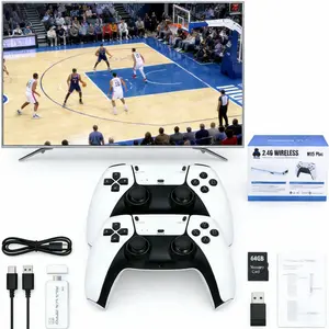 M15 Plus Retro Game Console Upgrade, Wireless Game Controller with Multi-Emulator Setup, Perfect for Retro Gaming Enthusiasts, Wireless Controllers