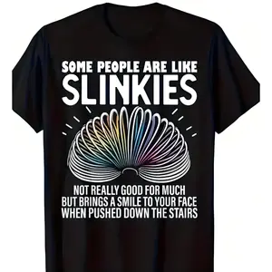 Humorous Rubber Band Print Graphic Tee Comfort Fashion Outfit Oversized Cute T Shirt Ideal Gift for Lover Family Friends