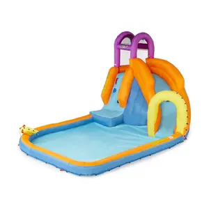 Magic Time International Mega Tornado Twist Inflatable Kids Water Park w/ Slide