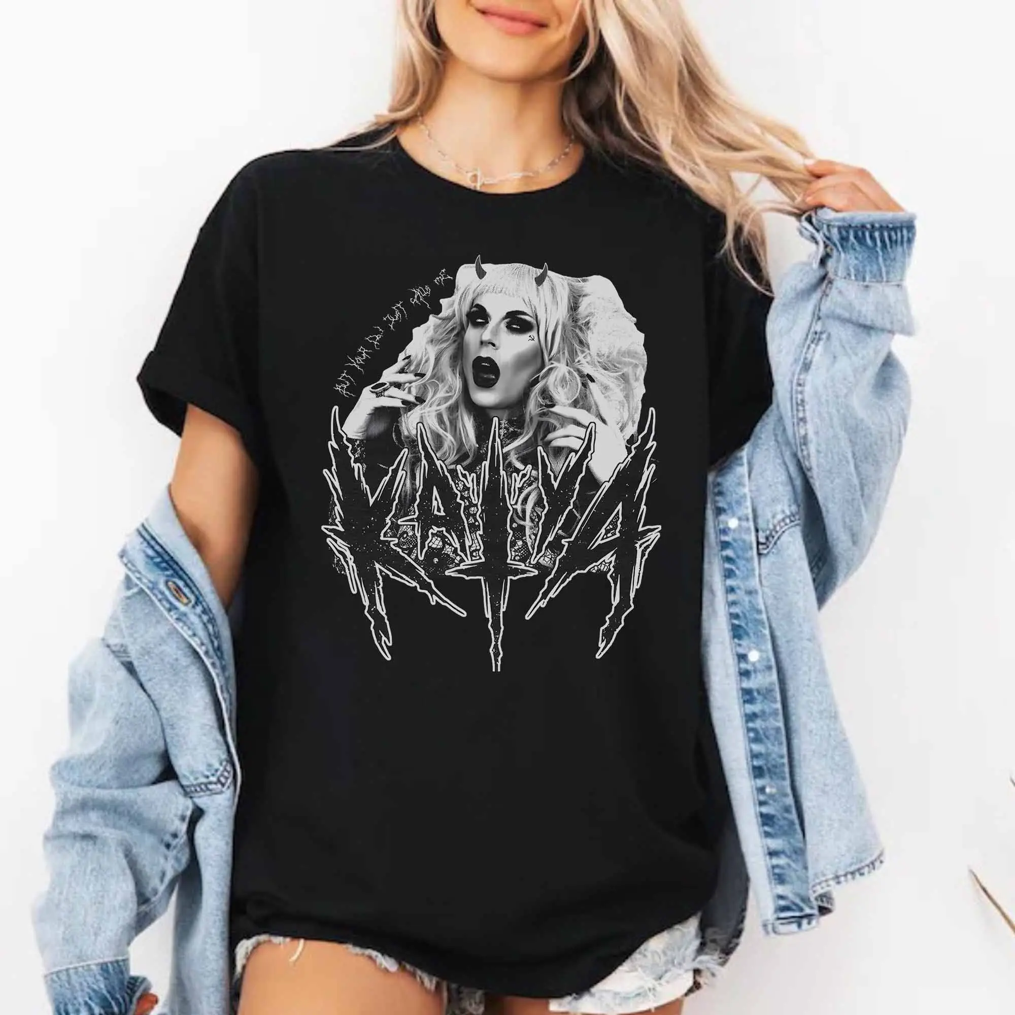 Vintage Drag Queen Tshirt , Katya Zamolodchikova Shirt , Trixie Mattel Gift , Unisex 100% Cotton Tee