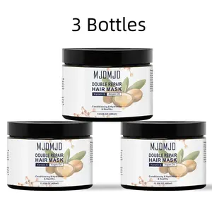 3 Bottles Hair Deep Conditioning Mask, Deep Conditioner for Dry Damaged or Color Treated Hair, Prevent Future Breakage, Protein Mask for Stronger Hair, Vegan, Cruelty-Free