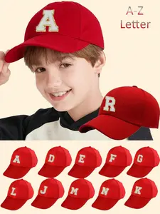 Super cool 26 letters baseball cap, children outdoor sun protection sun hat, light for travel four seasons wearable, children fashion accessory 8-12Y, Lightweight Design