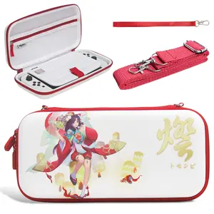 Mytrix Tuoro Switch Carrying Case for Nintendo Switch & Newest Switch OLED, Protective Travel Storage Bag with Shoulder Strap & 10 Card Slots Protection Console