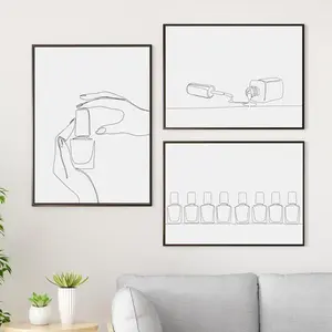 Set of 3 Nail Salon Decor, Nail Tech Gift, Spa Wall Art, Beauty Salon Decor, Manicure Print, Manicure Poster, Nails Art, Nail Room Printable Poster ( PRODUCT DOES NOT INCLUDE FRAME )