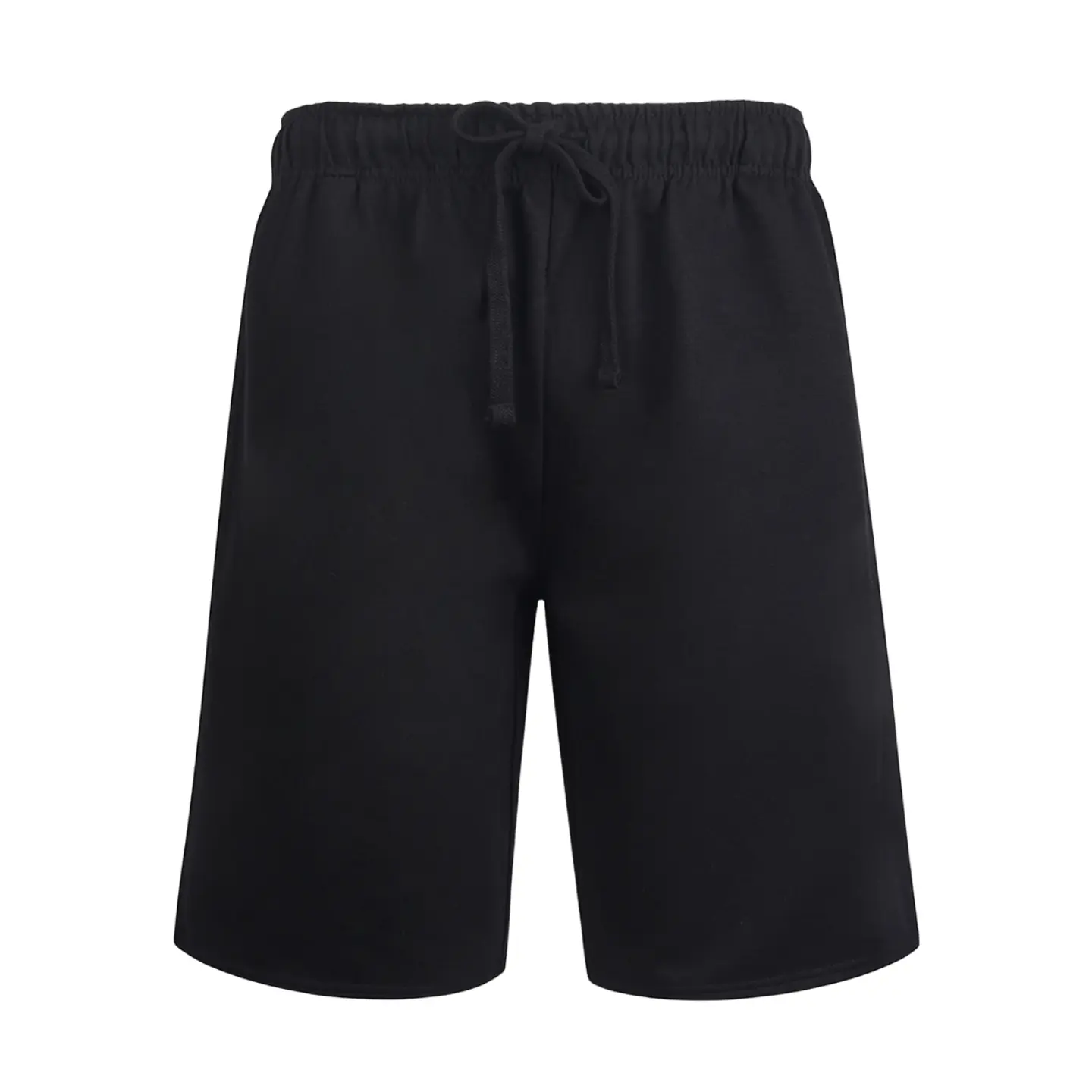 Men's Fleece Shorts Cotton with Drawstring and Pockets Lightweight Casual Warming Thermal Lined Menswear Bottoms Athletic Warm Spring Fall Winter