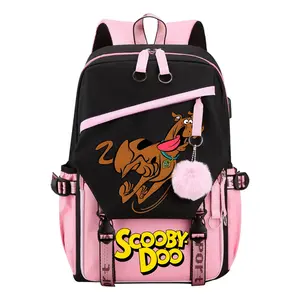 Viral TikTok Scooby-Doo Anime Backpack 2025! Full-Print Design + 17" Laptop Compartment  Waterproof & 3 Quick-Access Pockets for School/Con/Travel