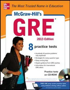 USED-McGraw-Hill's GRE with CD-ROM, 2013 Edition by Steven Dulan (Paperback)