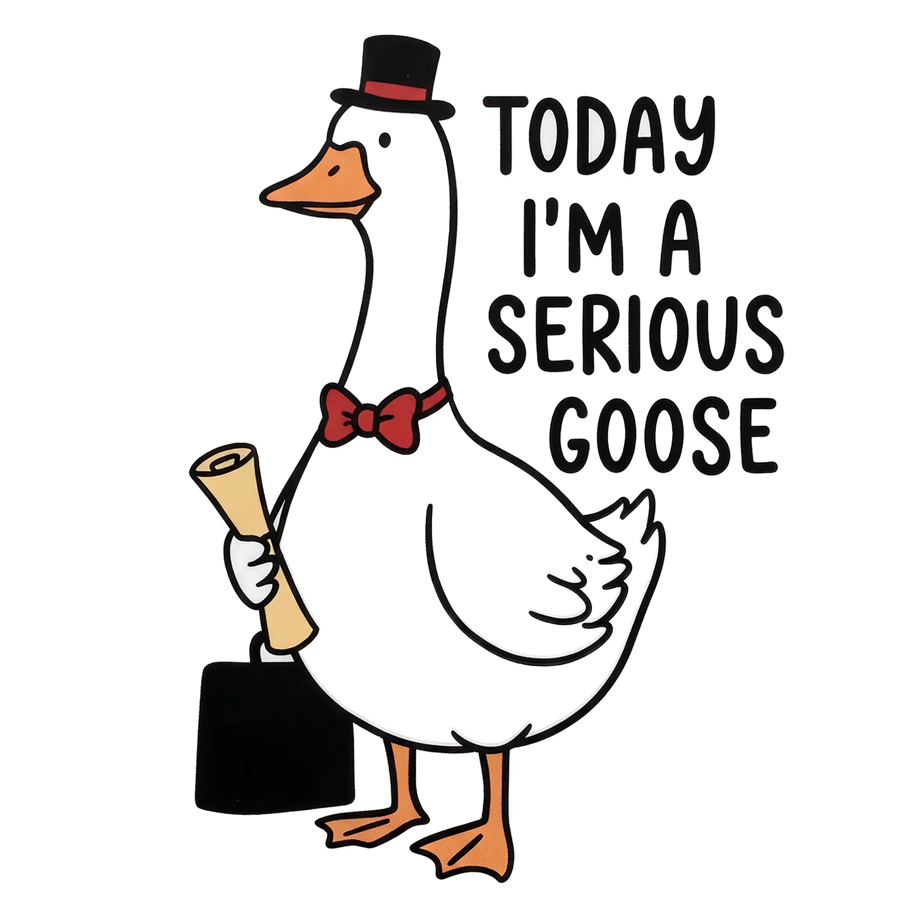 Silly Goose Sticker Pack, Waterproof Vinyl Funny Meme Animal Stickers