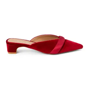 Matisse Womens Kellan Slip On Mules Flats Casual - Red