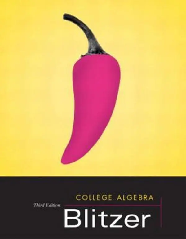 USED Book - College Algebra, Third Edition by Robert F. Blitzer (Hardcover) - english