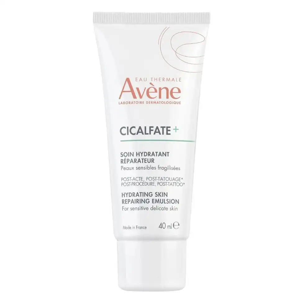 Eau Thermale Avène Cicalfate+ Hydrating Skin Recovery Emulsion Post Procedure 1.3 fl. oz / 40ml - Moisturizer for Skincare