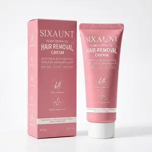 Bikini Pain-Free Hair Removal Cream for Sensitive Skin, Hypoallergenic Formula-Gentle & Fast-Acting Depilatory with Citrus Scent, Aloe & Hyaluronic Acid for Soothing Care, Suitable for Men & Women
