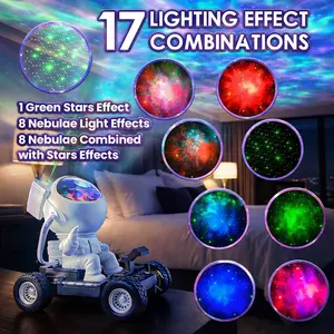Gen 2 Moon Rover Astronaut Galaxy Projector Night Light, Bluetooth Space Star Projector with Remote & Timer, LED Nebula Ceiling Light for Kids Room, Bedroom Decor, Aesthetic Light, Valentine’s Day & Christmas Gift, Space Lovers, Couples, Romantic Light Ad