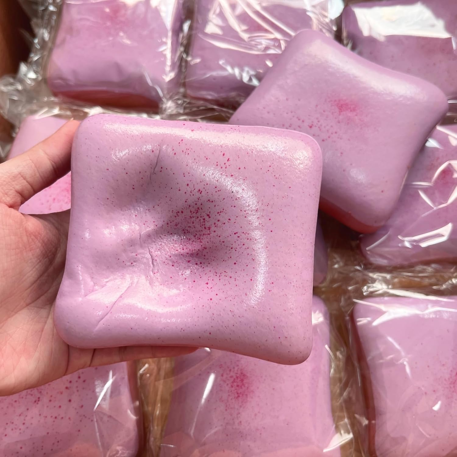 Super-Soft and Fluffy Berry Toast King, Ultra-Realistic Slow-Rise Squishy Toy, Stress-Relief Fidget for Bread Lovers, Perfect Gift, Squishy Series