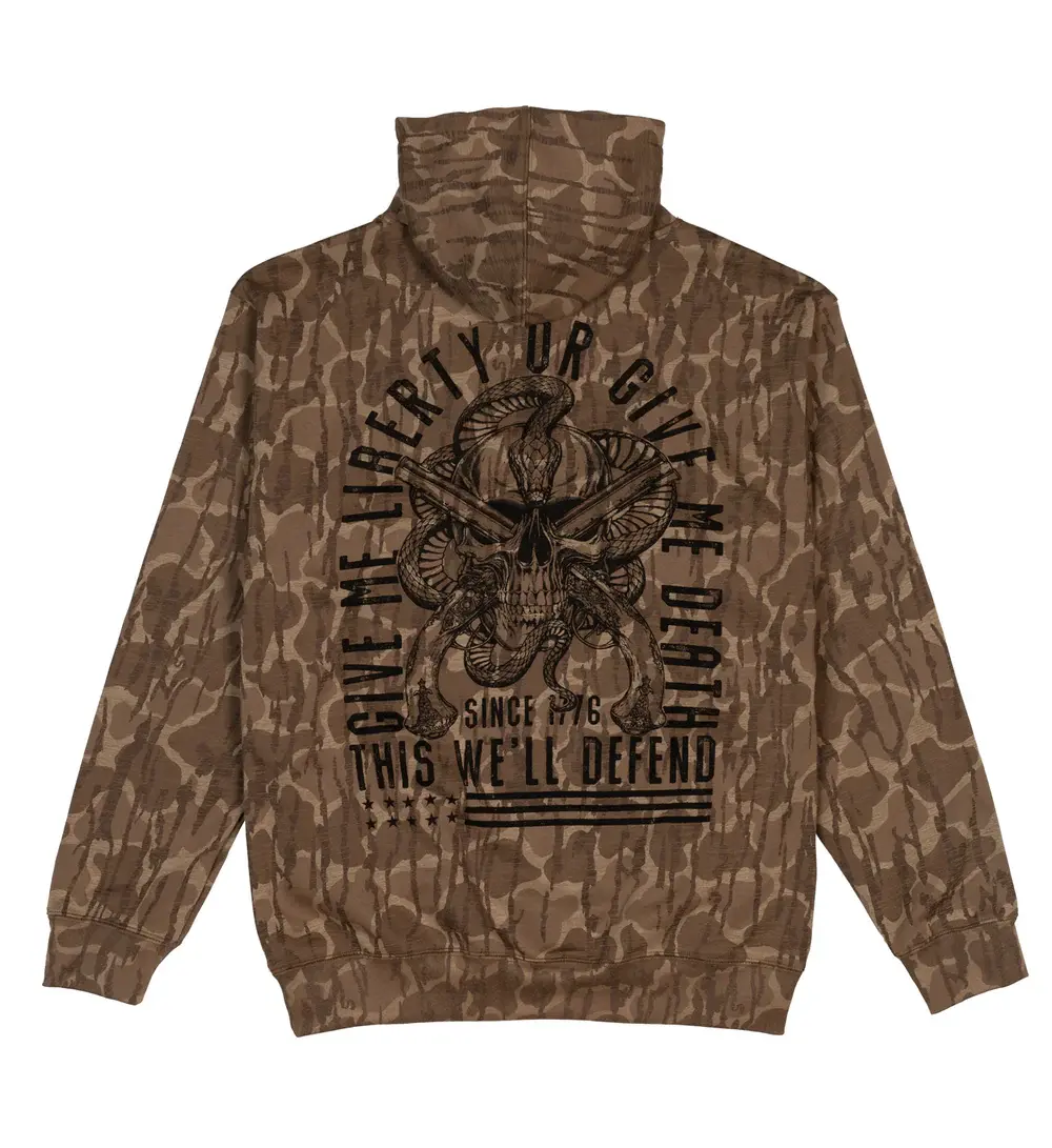 Howitzer Style Men's Hoodie Defend, All Seasons, Branded Quality, Jersey, Snake
