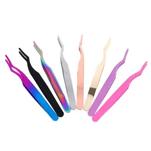Stainless Steel False Eyelash Aids False Eyelash Tweezers Eyelash Curler Beauty Tools Makeup Cosmetic