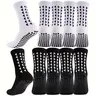 AMlang Men's Cotton Sport Socks - Grippy, Non-Slip Outdoor Socks with Secure Traction for Soccer, Elderly-Friendly Hospital Use, Grippy Socks