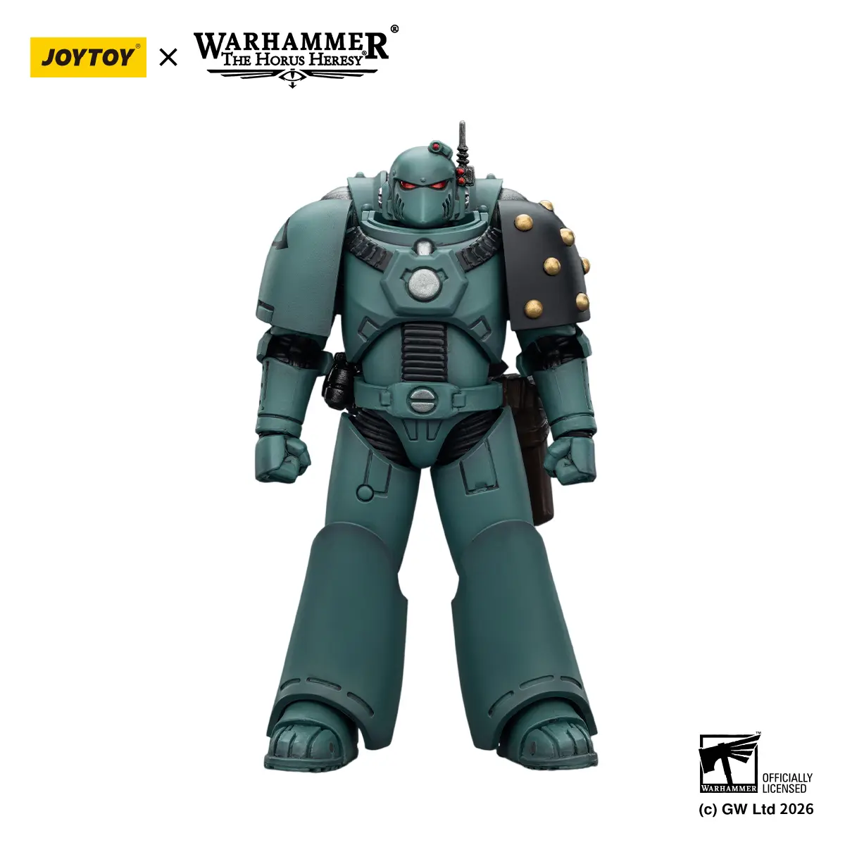 JOYTOY Warhammer The Horus Heresy 1/18 Action Figure - Sons of Horus MKVI Tactical Legionary JT02977, Collectible Figure for Toys & Hobbies Enthusiasts, Action Figures