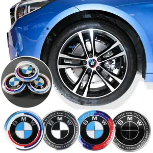 56/68mm Car Wheel Center Cover Hub Caps Auto Badge Hubcap Replacement for BMW X1 X3 X4 E60 E39 F10 M1 M5 M6 E87 M X5 E46 E90 F20