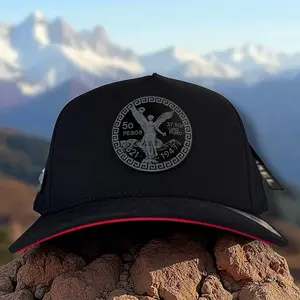 Hat Centenario SnapBack Black-Red Black Logo