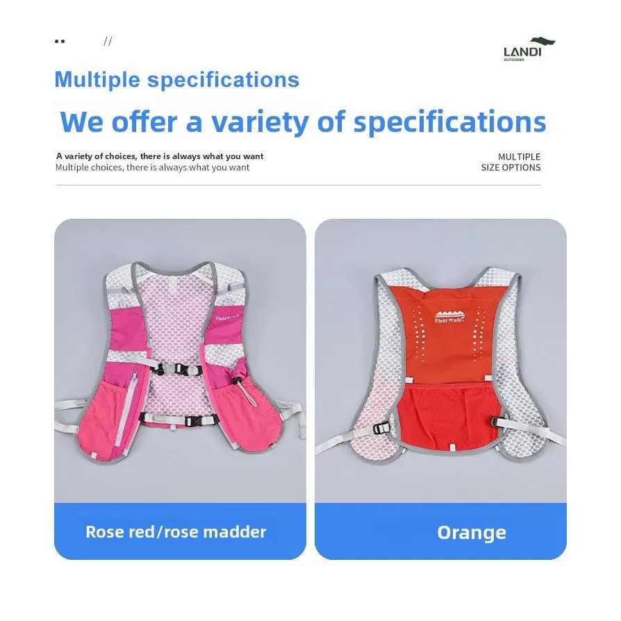 Outdoor cross-country mountain climbing backpack hiking portable water bag backpack comfortable breathable marathon sports backpack