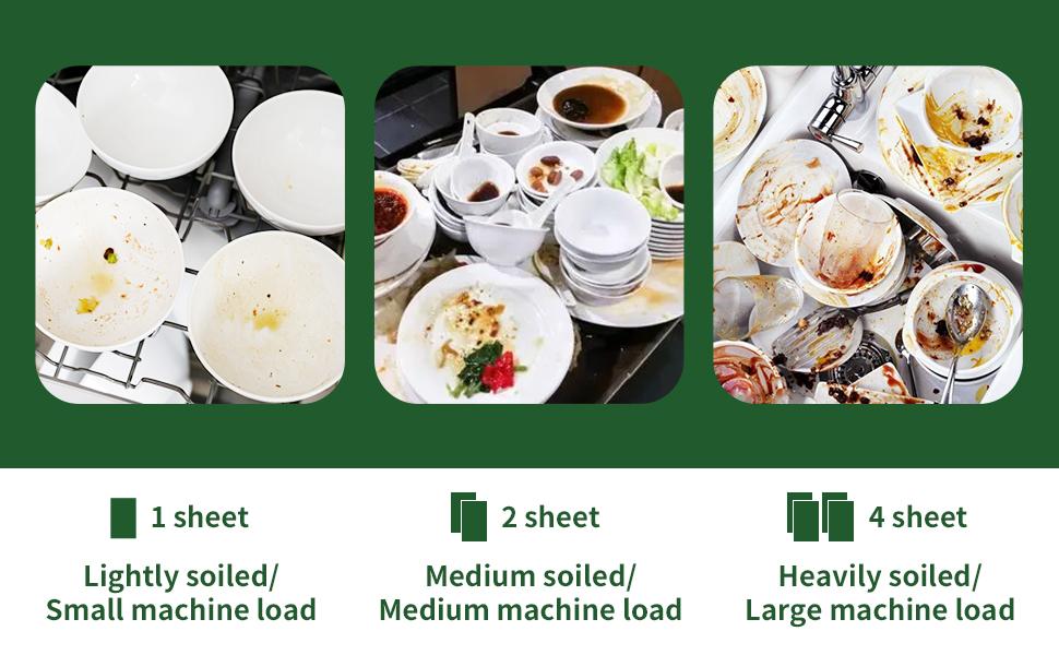 YUCO Dishwasher Detergent Sheets 100 Loads, Liquid-Free Dish Soap Cleaner Strips Eco-Friendly No Plastic Dishwasher Pods Detergent, Use in Dishwasher or Sink, Leaving Dishes Sparkling Clean (Lemon)