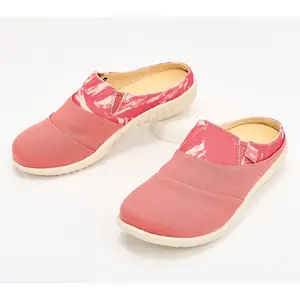 Revitalign Orthotic Canvas Mules - Siesta Nuevo Brushstroke