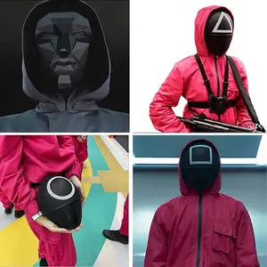 Squid Game Cosplay Face Mask Costume Man