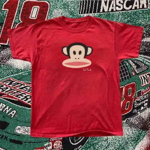 Paul Frank baby tee, Gildan Women's Red Baby tee