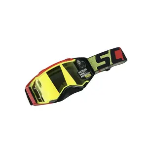 Motorcycle Goggles TPU Frame Anti-Wind Dust Snow Off Road ATV Dirt Bike Motorbike Ski Goggles for Riding Snowboarding Sports mx atv dirt windproof cycling sunglass outdoor glasses UV400 Protection Multi-color Frame