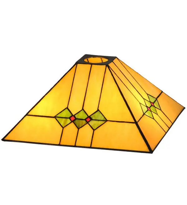 Meyda Lighting 48276 13"Sq Martini Mission Lamp Shade