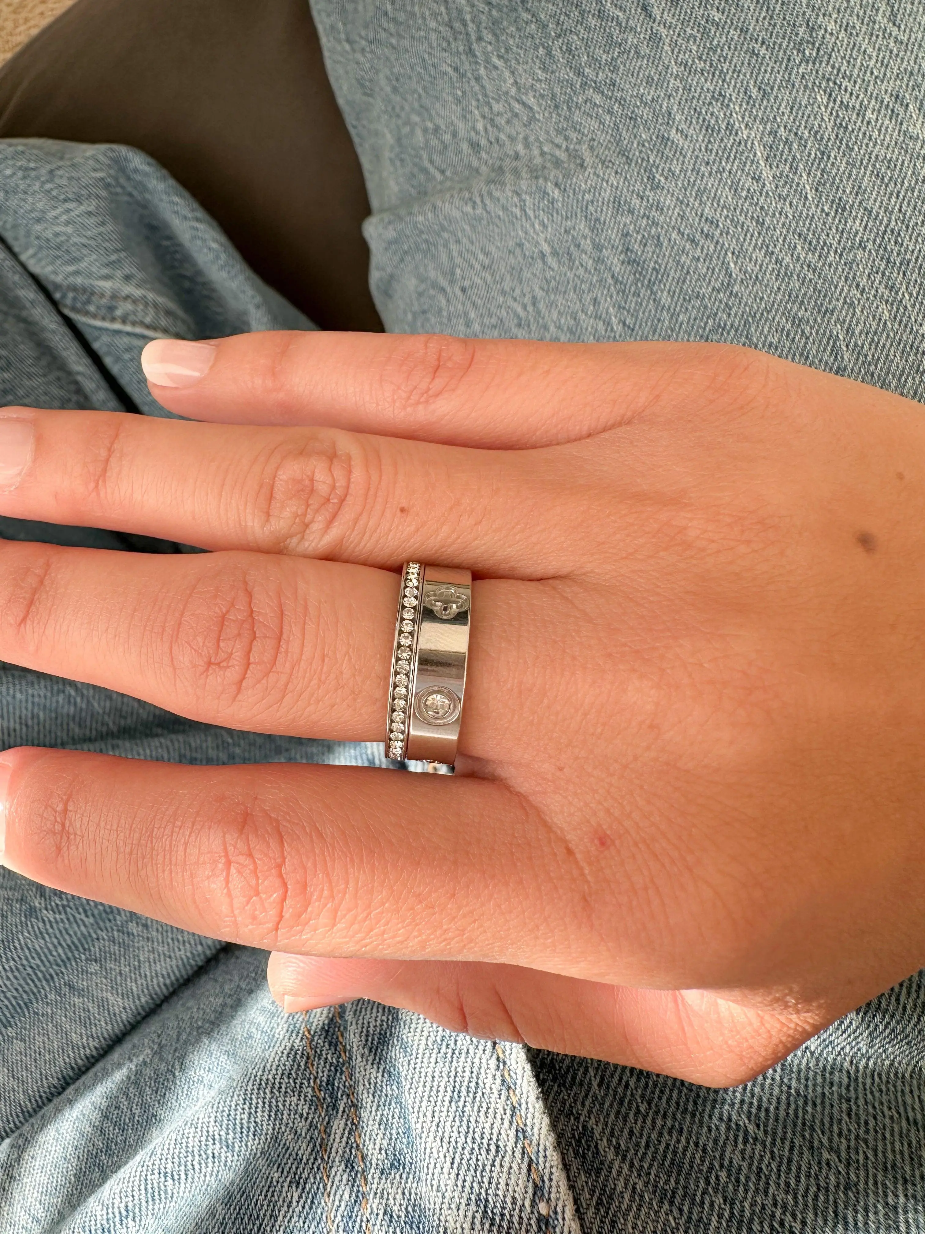 Silver Sparkling Ring