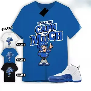 Blueberry Jordan 12 Unisex Shirt, Jordan 12 Blueberry Outfit, Gildan 5000 Shirt, 100% Cotton, Classic Fit Casual Short Sleeve Tee, Gift For Friends