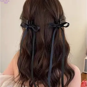 2Pcs Elegant Bowknot Decor Hair Claw Clips for Women, Trendy All-Match Hair Accessories, Sweet Cute Styling Clips Strong Hold Jaw Clips, Ideal for Daily Wear, Dating, Party & Casual Hairstyling