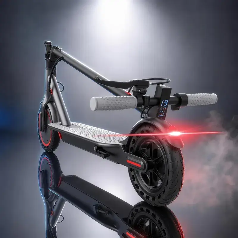 Electric Scooter 350W Motor,19 MPH Max Speed,12 Miles Range,8.5'' Foldable Scooter for Adults with APP,Foldable Commuter Scooter