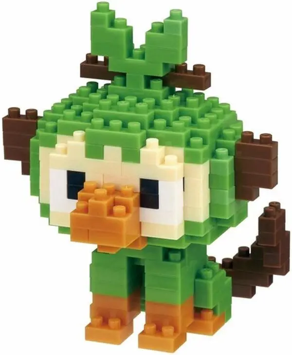 Nanoblock - Pokemon Series - Grookey Building Kit  [COLLECTIBLES] figurine/statue, Brick, Collectible