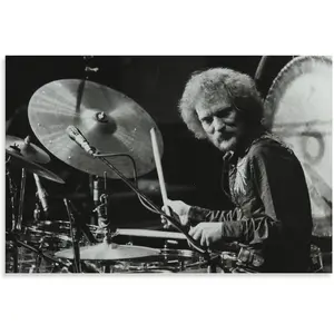Ginger_Baker Superstar Rock Drummer Poster Canvas Art Poster And Wall Art Picture Print Modern Family Bedroom Decor Posters 20x30inch(50x75cm)