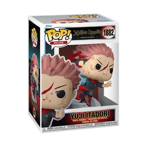 Funko POP Animation: Jujutsu Kaisen - Yuji Itadori (Divergent Fist) w/ vRare Pop Protector Included