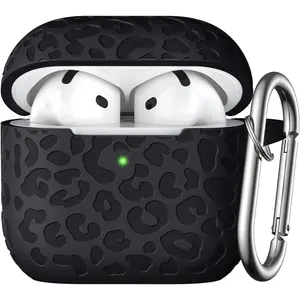 Engraved for AirPods 4 Case Cover 2024,Soft Silicone Protective Case Compatible with AirPods 4th Generation Case for Women,Cute AirPod 4 Case Accessories with Keychain (Black)