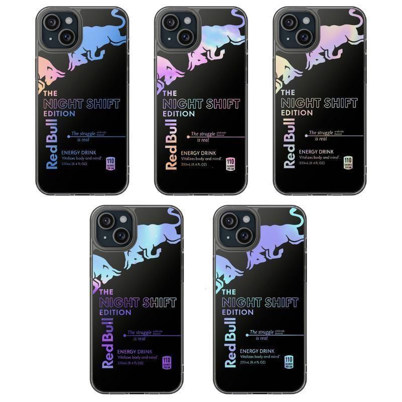 RedBull Night Shift Holographic Phone Case Compatible with iPhone 7, 8, X, 11, 12, 13, 14, 15, 16 17 & Samsung Galaxy S21, S22, S23 & S24 S25 series