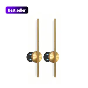 2-Pack Rechargeable Magnetic Dimmable LED Wall Sconce with Remote Control, 20in Cordless Wall Lamp for Bedroom, Living Room