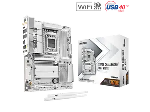 ASRock X870E Challenger WiFi White AM5 AMD X870E ATX Motherboard