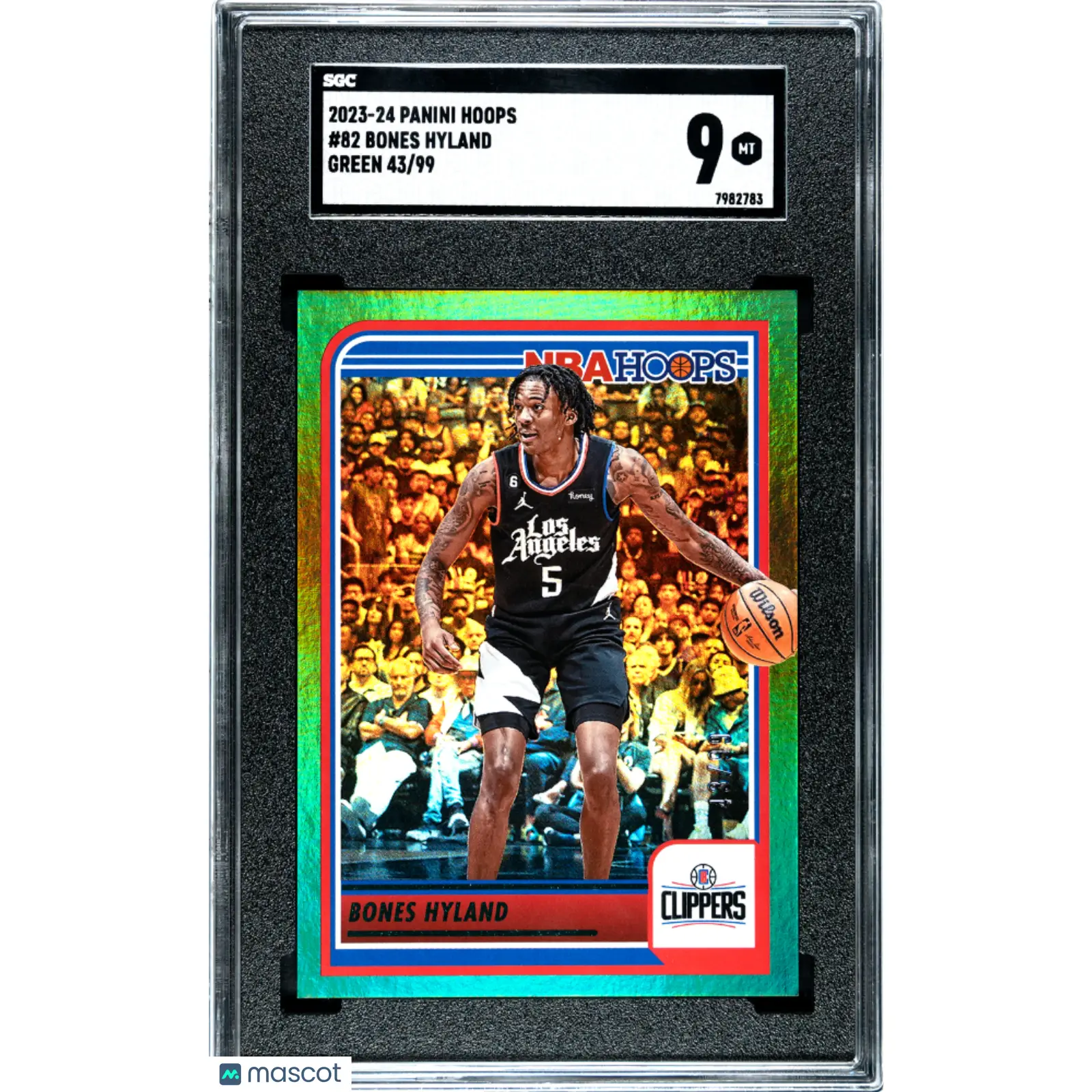 Bones Hyland SGC 2023 24 Panini Hoops #82 Green Basketball 9